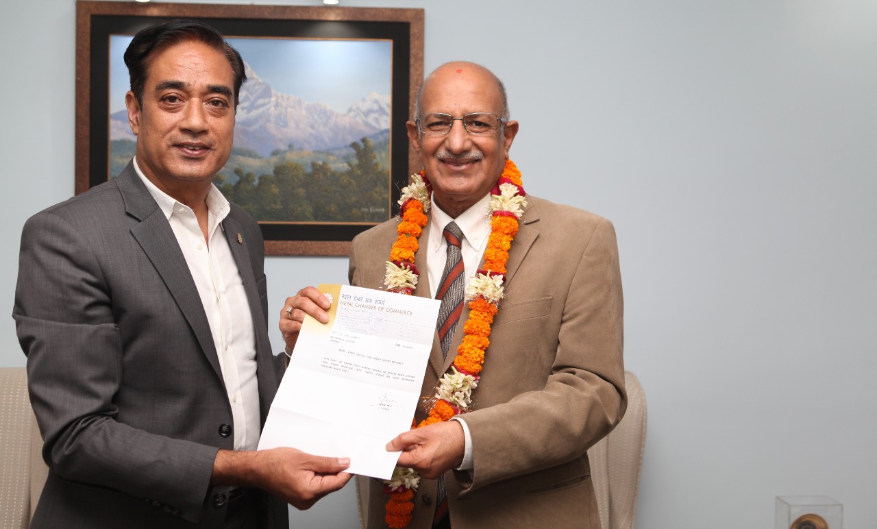 चेम्बरको मानार्थ उपाध्यक्षमा लोकमान्य गोल्छा मनोनित